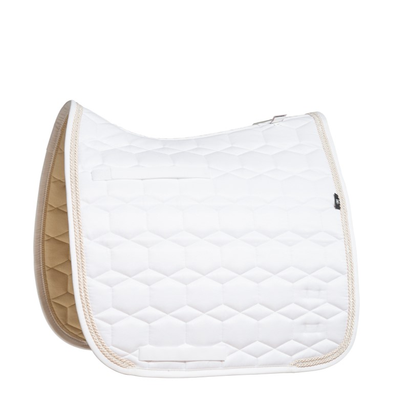 Mattes Wedstrijd Zadeldek Wit Strass