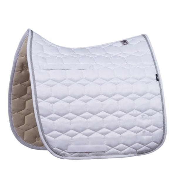 Mattes Wedstrijd Zadeldek Wit Alu