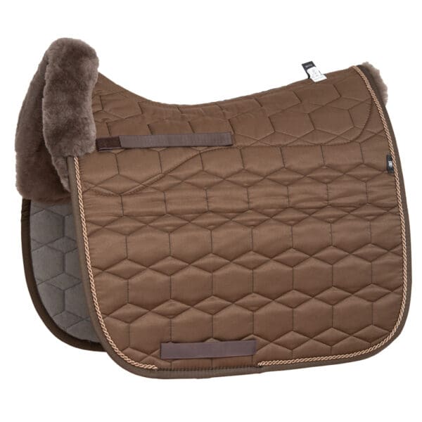 Mattes Dekje Dressuur met Bont - Taupe