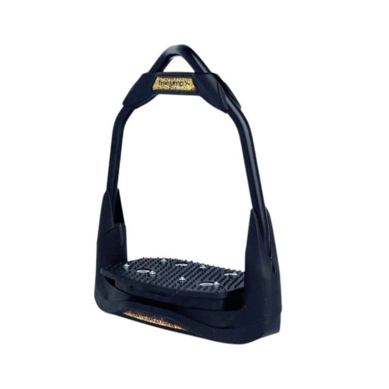 Freejump Stijgbeugels AirŽS 0-30° black gold glitter