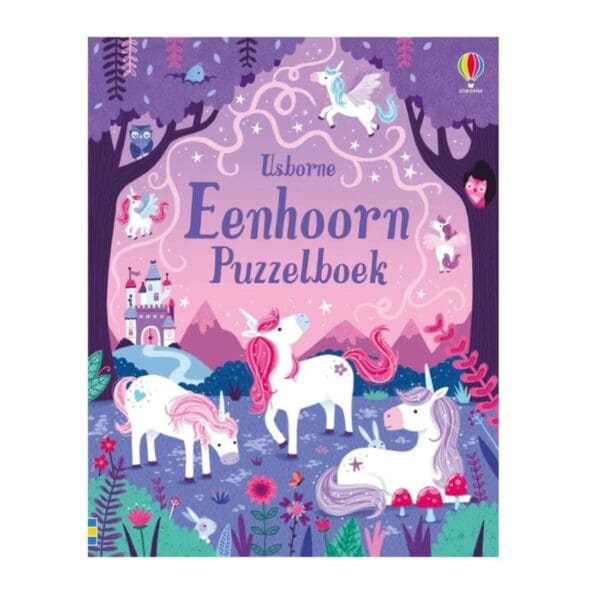 Eenhoorn puzzelboek
