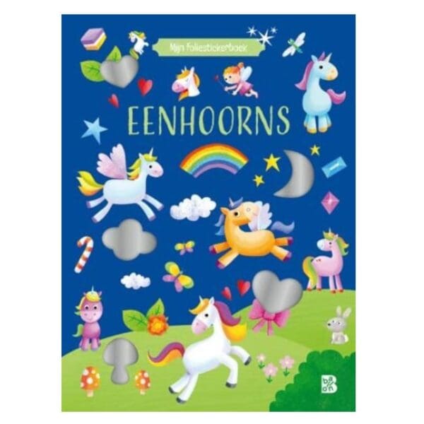 Eenhoorns (Foliestickerboek) – Met kleurplaten en spelletjes