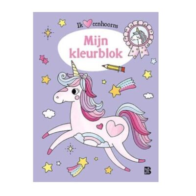 Eenhoorns: Mijn kleurblok - Verhalen, stickers & kleurplaten