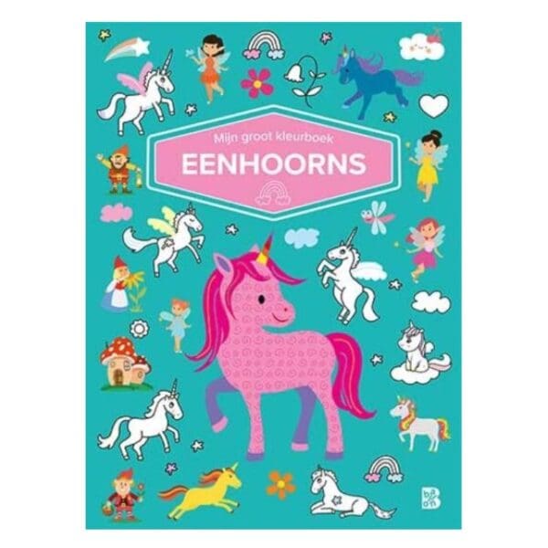 Mijn groot kleurboek – Eenhoorns