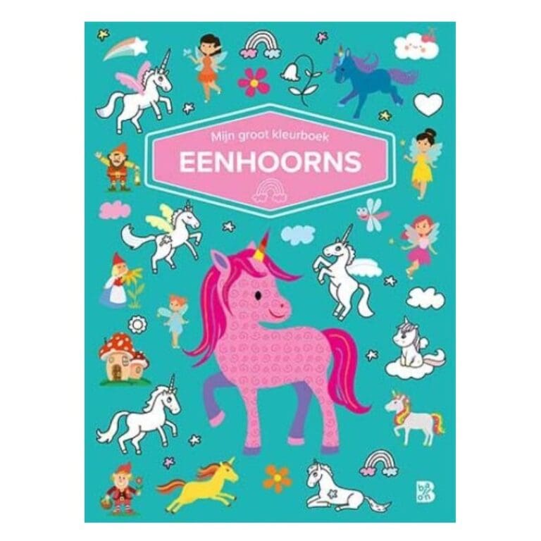 Mijn groot kleurboek – Eenhoorns