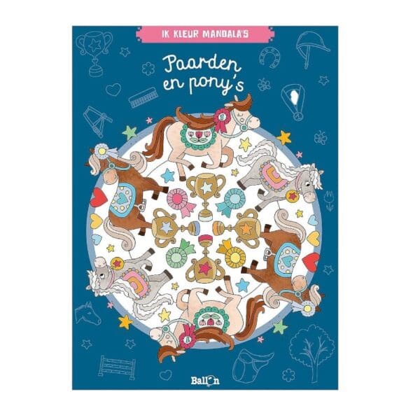 Paarden & Ponys Kleurplaten - Ik kleur Mandalas