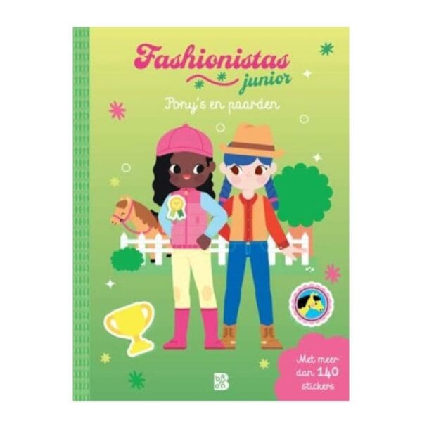 Pony en paarden Stickerboek - Fashionistas junior