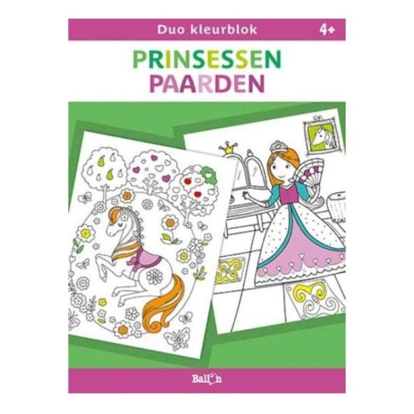 Prinsessen en paarden kleurplaten