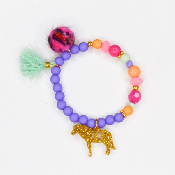 Armbandje Perfect Pony Purple - Feestbeest