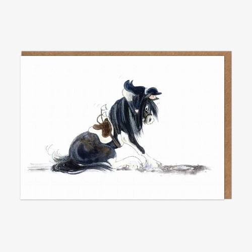 Wenskaart Pony Nut Stop!