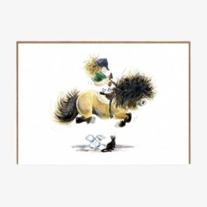 Wenskaart Pony Nut - Kattensprong