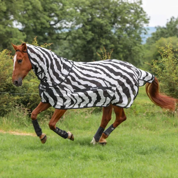 Bucas vliegendeken Buzz-Off Zebra met losse hals