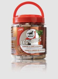 Leoveties paardensnoepjes Wortel & Lijnzaadolie