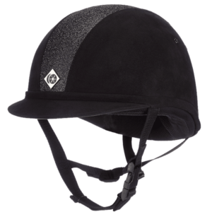 Charles Owen Cap YR8 Sparkly Black