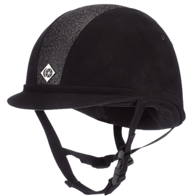 Charles Owen Cap YR8 Sparkly Black