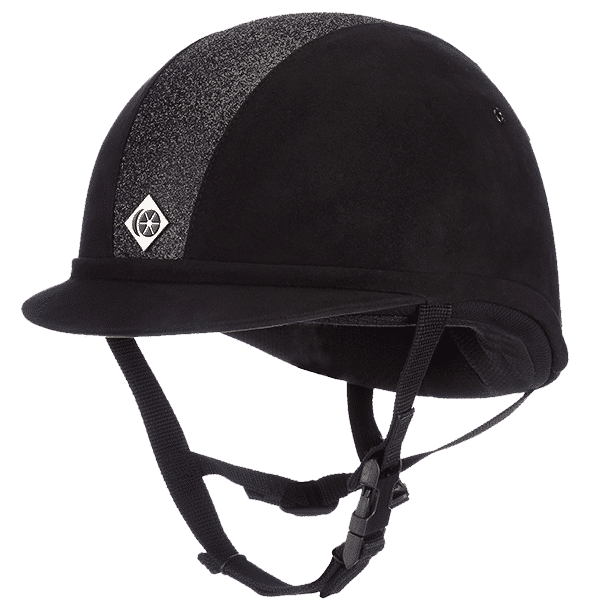 Charles Owen Cap YR8 Sparkly Black