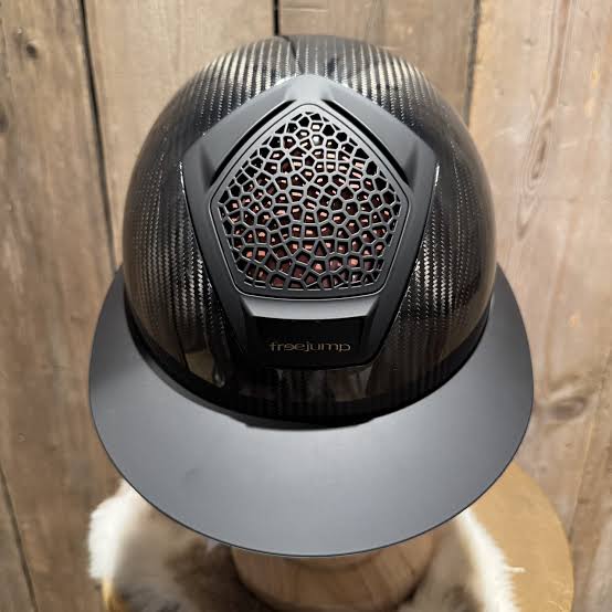 Freejump Voronoi Carbon Black Matte Rosé Gold Temple Protection