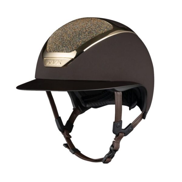 Kask Star Lady Chrome Swarovski Carpet Brown Aureum