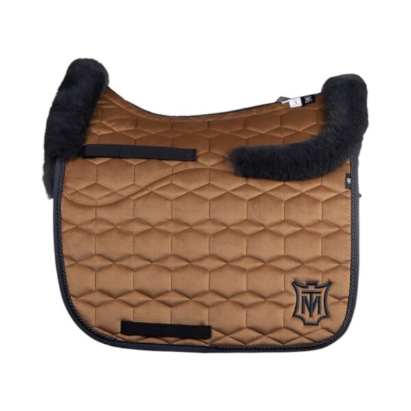 Mattes Dekje Velvet Sand Graphit met Bont