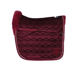 Mattes Dekje Velvet Bordeaux Crystal met Bont Dressuur L