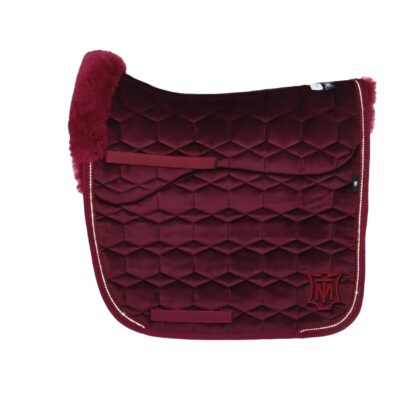 Mattes Dekje Velvet Bordeaux Crystal met Bont Dressuur L