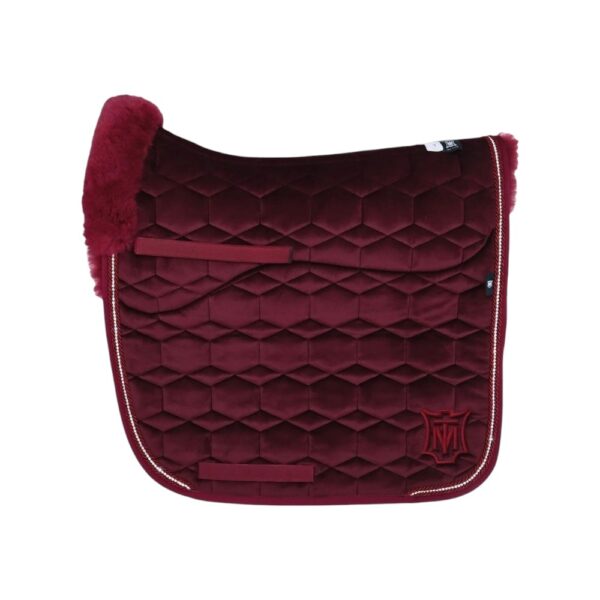 Mattes Dekje Velvet Bordeaux Crystal met Bont