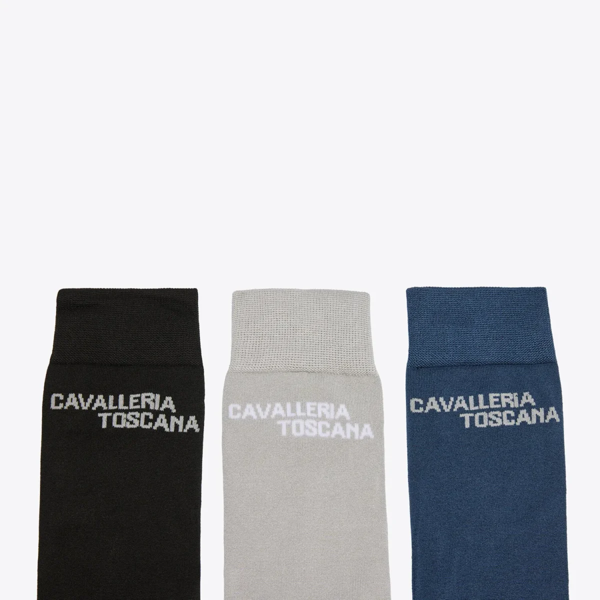Cavalleria Toscana Sokken 3-Pack Jacquard Logo