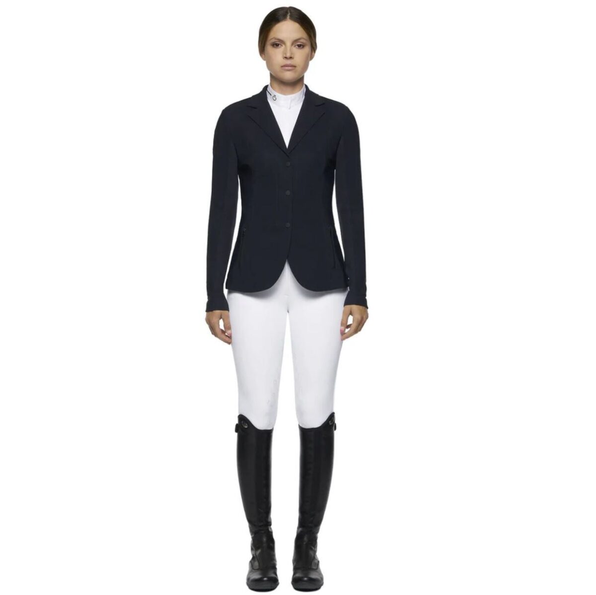 Cavalleria Toscana Wedstrijdjasje R-EVO Dames Light Tech Knit Zip Navy