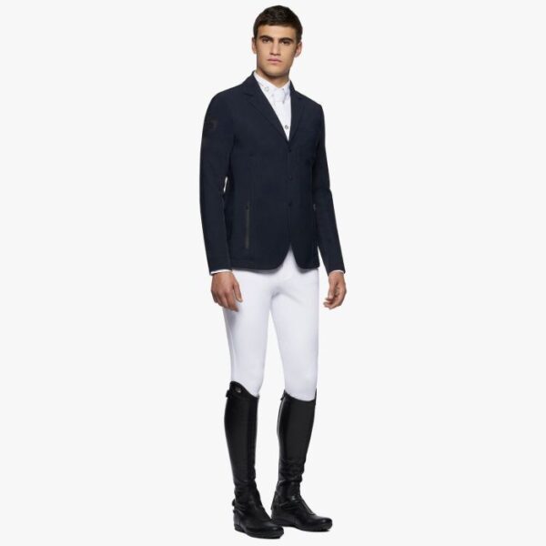 Cavalleria Toscana Wedstrijdjasje R-EVO Heren Light Tech Knit Zip Navy