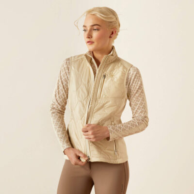 Ariat Dames Bodywarmer Almond Milk
