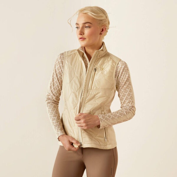 Ariat Dames Bodywarmer Almond Milk