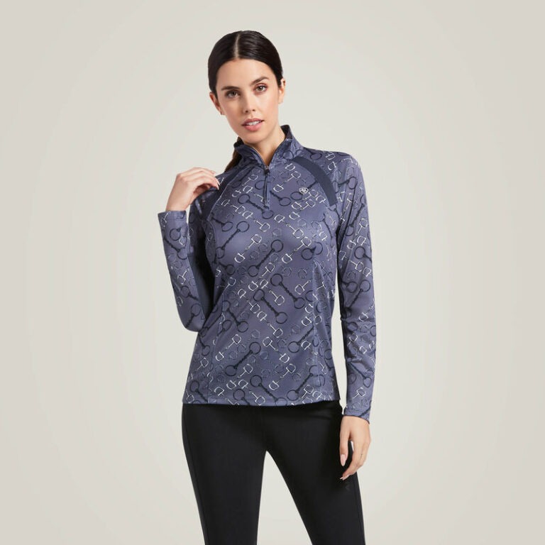 Ariat Dames Sunstopper 2.0 1/4 Zip Baselayer Bit Print