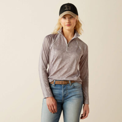 Ariat Dames Sunstopper 3.0 1/4 Zip Baselayer