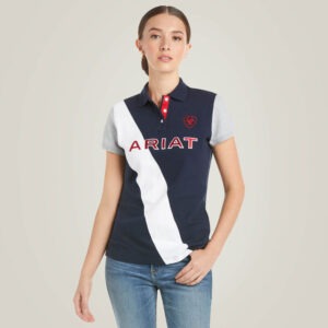 Ariat Dames Taryn Polo Shirt Navy