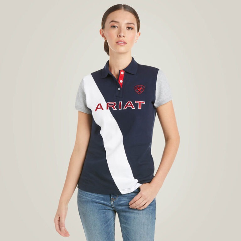 Ariat Dames Taryn Polo Shirt Navy