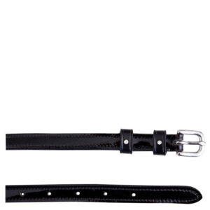 BR laklederen spoorriemen met kristallen 12 mm
