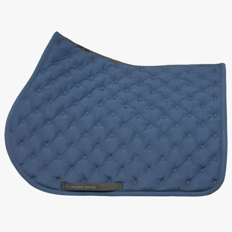 Cavalleria Toscana Dekje All-Over Embroidery Dark Blue