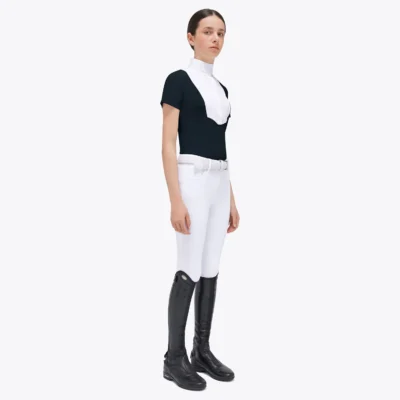 Cavalleria Toscana Wedstrijdshirt BIB korte mouw Meisjes