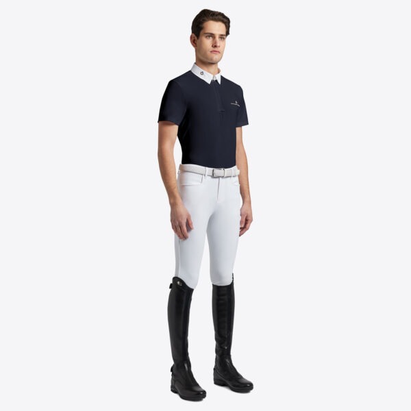 Cavalleria Toscana Wedstrijdshirt Heren Zip S/S