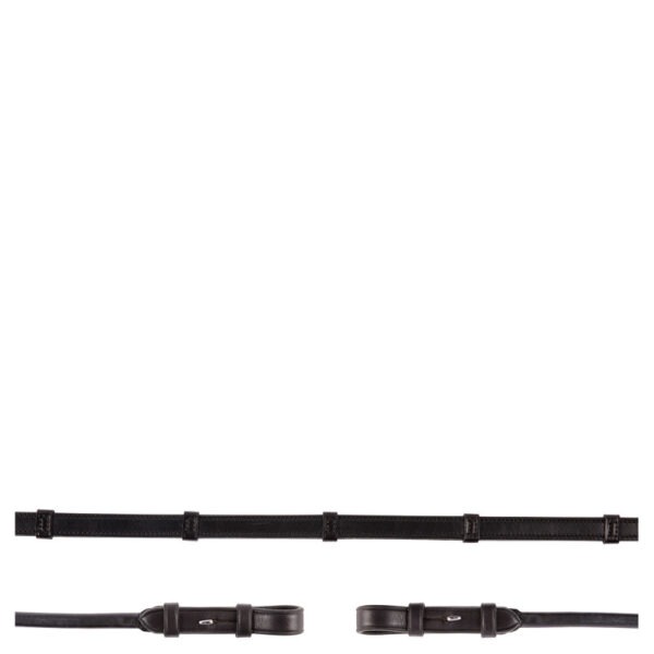 BR lederen antislip teugels rond genaaid