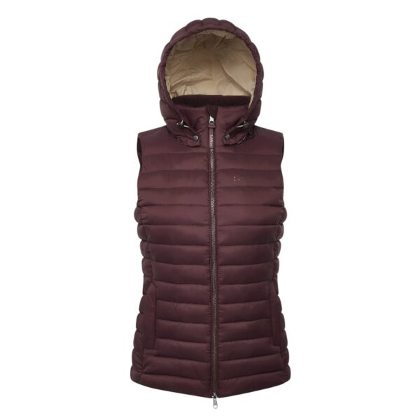 LeMieux Bodywarmer Rose Hooded Puffer Gilet