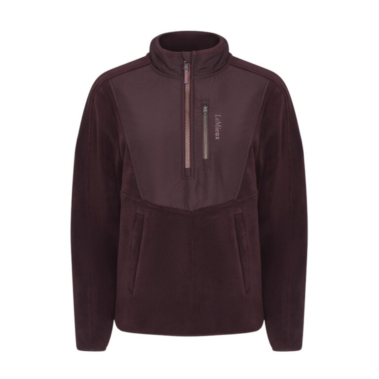 LeMieux Trui Clara Hybrid Fleece Damson