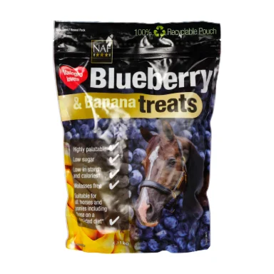 NAF Blueberry & Banana Treats 1000gr