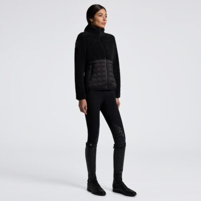 Cavalleria Toscana Fleece & Nylon Zip Jacket