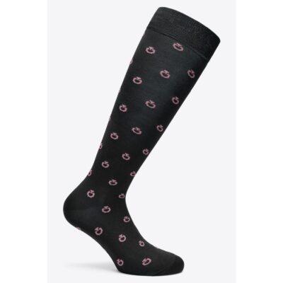Cavalleria Toscana Sokken Pink Jacquard Logo