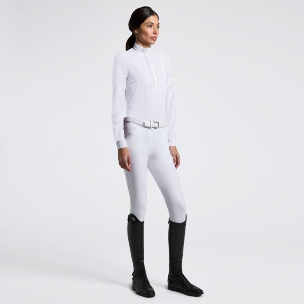 Cavalleria Toscana Wedstrijdshirt Striped Pattern