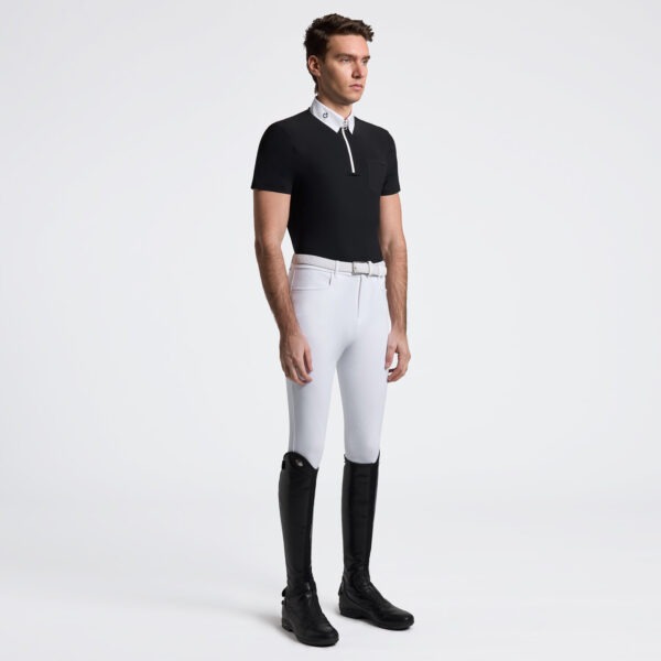 Cavalleria Toscana Wedstrijdshirt korte mouw Pocket Heren