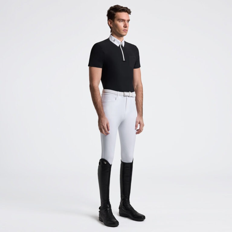 Cavalleria Toscana Wedstrijdshirt korte mouw Pocket Heren