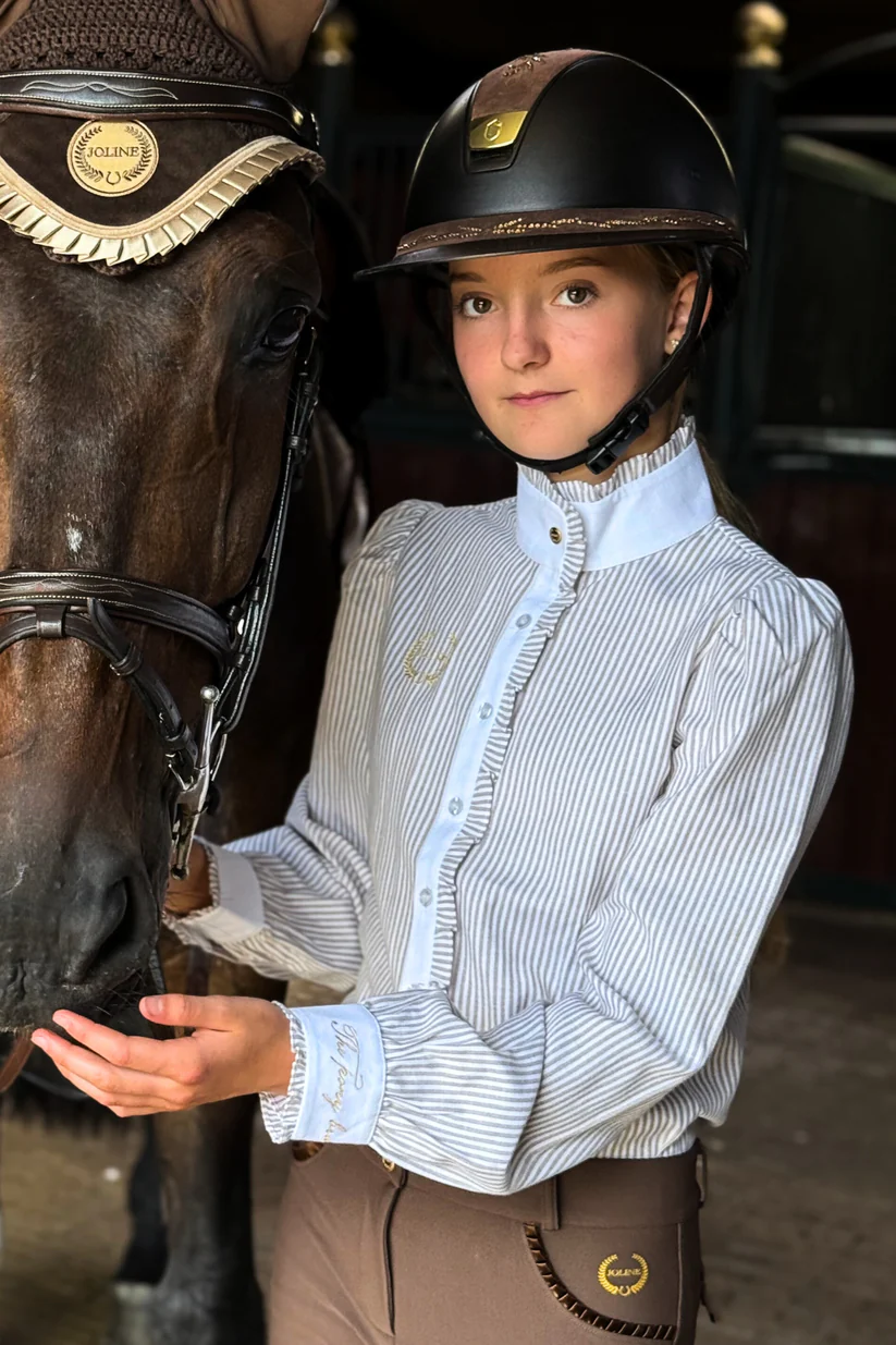 Joline Blouse Maxime Chocolate Brown