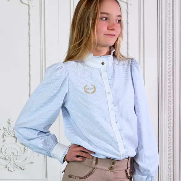 Joline Maxime blouse lichtblauw